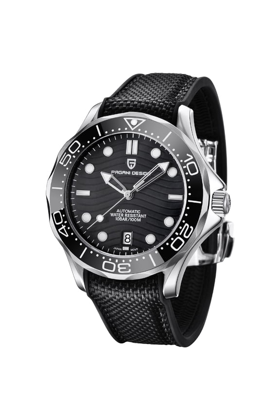 Men's Automatic Watches 42mm Stainless Steel Sports Waterproof Wrist Watch for Men with Japanese Movement Ceramic Bezel