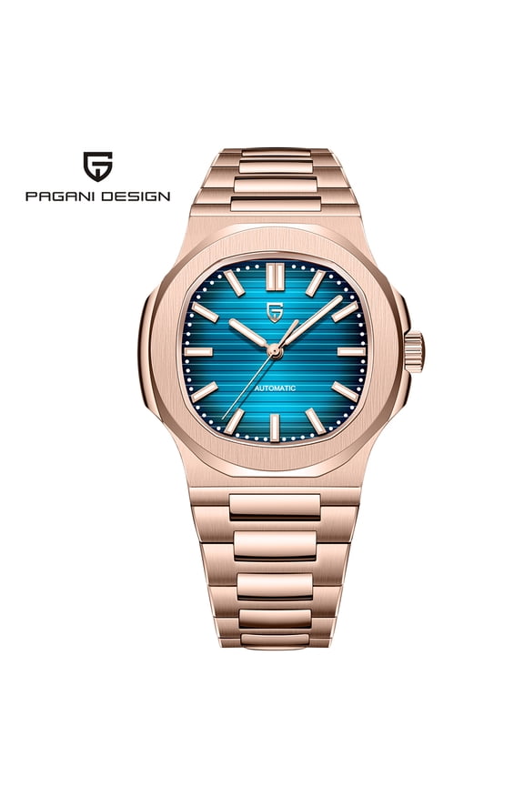 PAGANI DESIGN Men's Watches 2026 New Luxury Rose Gold Automatic Watch Men Sapphire crystal Waterproof Mechanical Wrist Watch Men