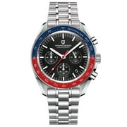 PAGANI DESIGN New Mens Quartz Watches full Stainless Steel Waterproof Sports Chronograph Wrist Watch for Men PD-1701