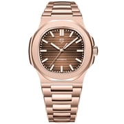 PAGANI DESIGN Rose Gold Mens Automatic Watches 40mm Luxury Stainless Steel Casual Waterproof Wrist Watches Sapphire Dial Glass New PD-1728