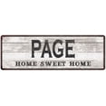thumbnail image 1 of PAGE Home Sweet Home Country Look Gift 6x18 Metal Sig 206180045066, 1 of 1
