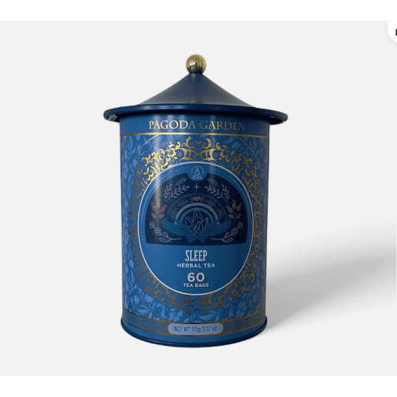 PAGODA Garden Sleep Herbal Tea, Caffeine Free, 60 Tea Bags