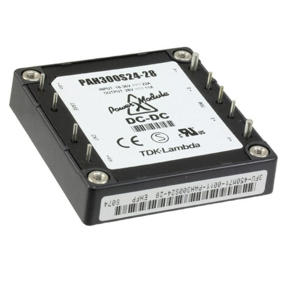 PAH300S4828 Isolated Module DC DC Converter 1 Output 28V 11A 36V - 76V Input