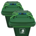thumbnail image 1 of PAHTTO 2PCS Trash Can Lock for 30-50 Gal Outdoor Garbage Cans, Heavy Duty Bungee Cord Garbage Can Lock for Animals, Squirrels, Dogs, Raccoons, 1 of 7