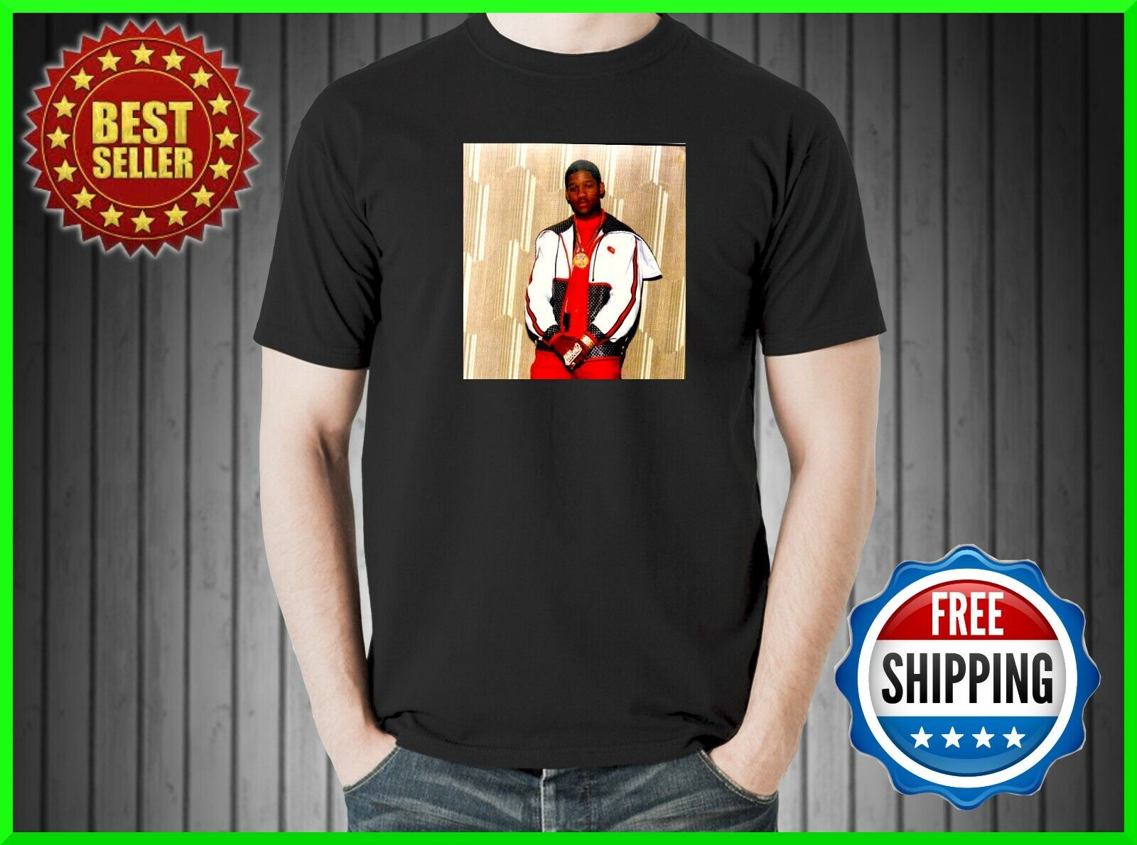 PAID IN FULL ALPO MARTINEZ SHIRT AZIE RICH PORTER VINTAGE KING OF HARLEM NEWYORK