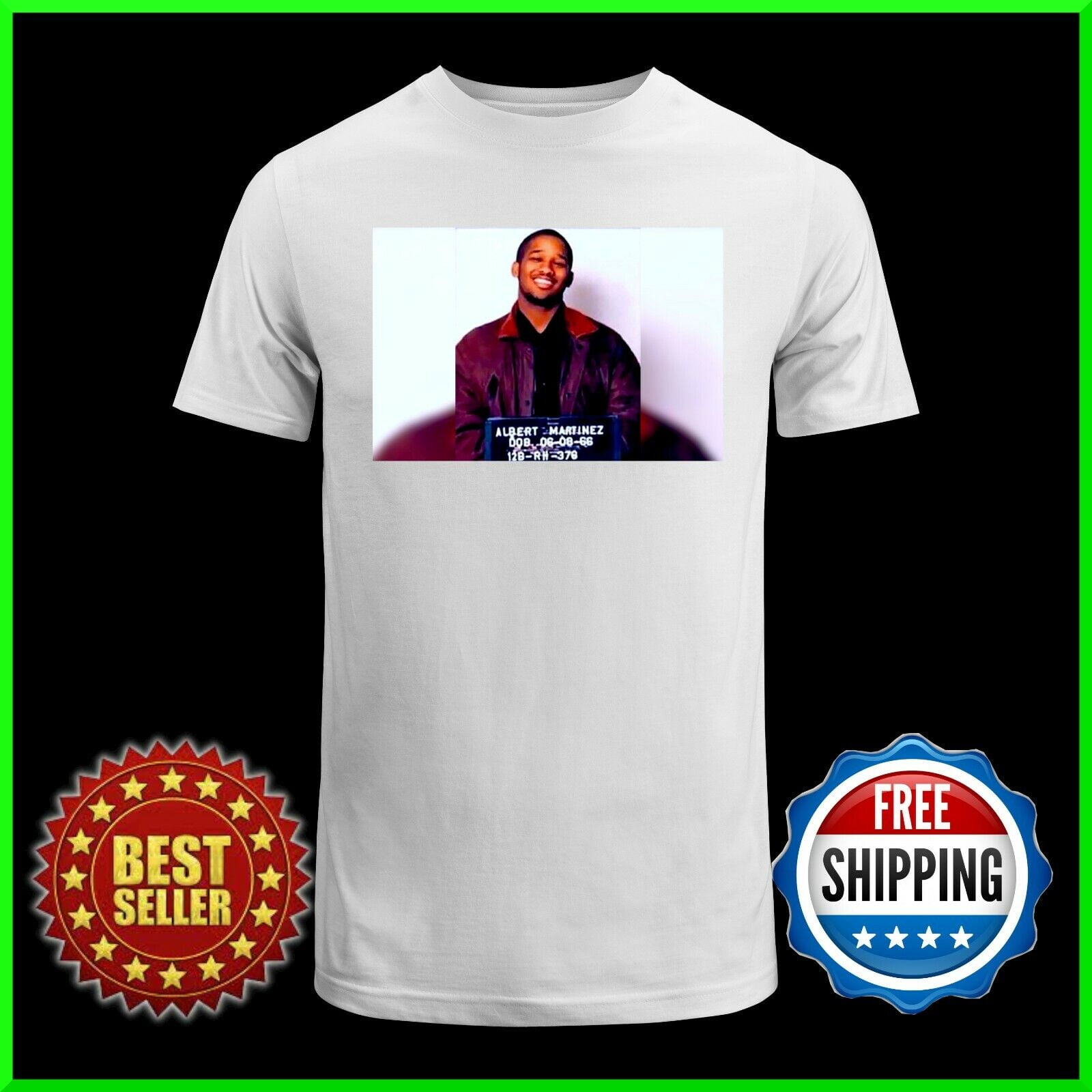 PAID IN FULL ALPO MARTINEZ SHIRT AZIE RICH VINTAGE KING OF HARLEM NEW YORK