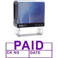thumbnail image 1 of PAID Self Inking Rubber Stamp Custom Colop Office Stationary P20 Mini Stamper, 1 of 1