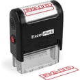 thumbnail image 1 of ExcelMark Paid Self Inking Rubber Stamp - Red Ink, 1 of 4