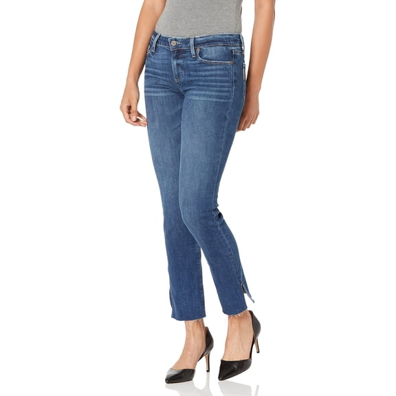 PAIGE Women's Skyline Slim w/Outseam Slit + Raw Hem, McKay, 24