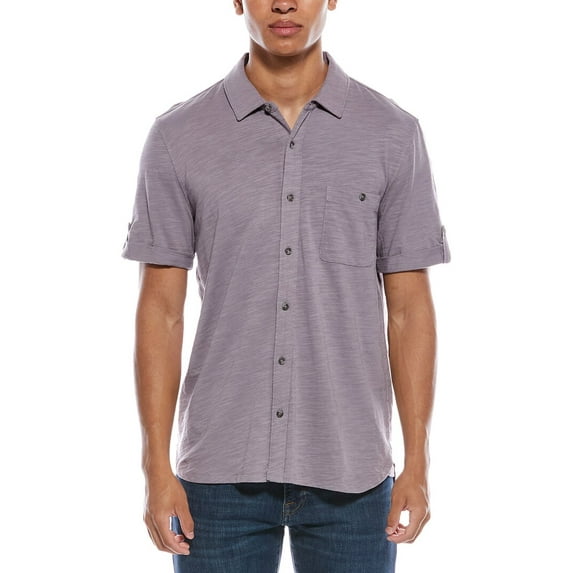 PAIGE mens Brayden Shirt, m, Purple