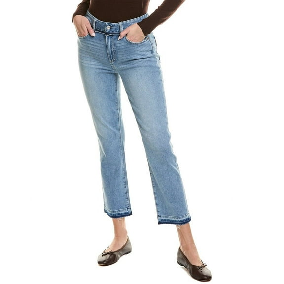 PAIGE womens  Cindy Carmina Distressed Straight Leg Jean, 23