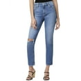 thumbnail image 1 of PAIGE womens  Cindy Granada Destructed Straight Leg Jean, 26, 1 of 2