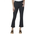 thumbnail image 1 of PAIGE womens  Colette Black Caviar Crop Flare Jean, 26, 1 of 3
