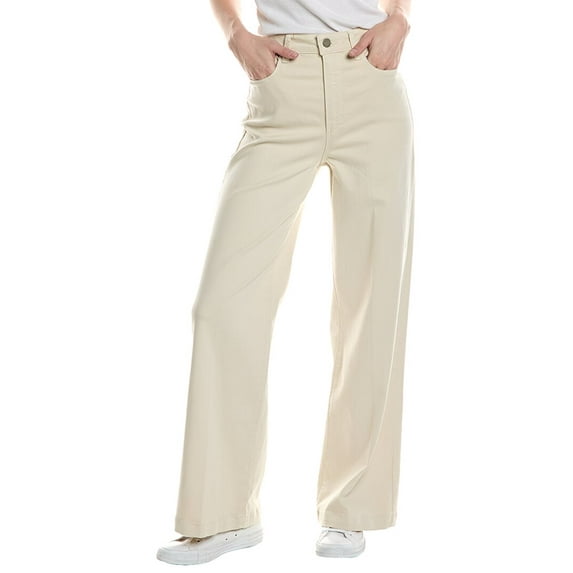 PAIGE womens Genesee Neutral Wide Leg Jean, 29, White