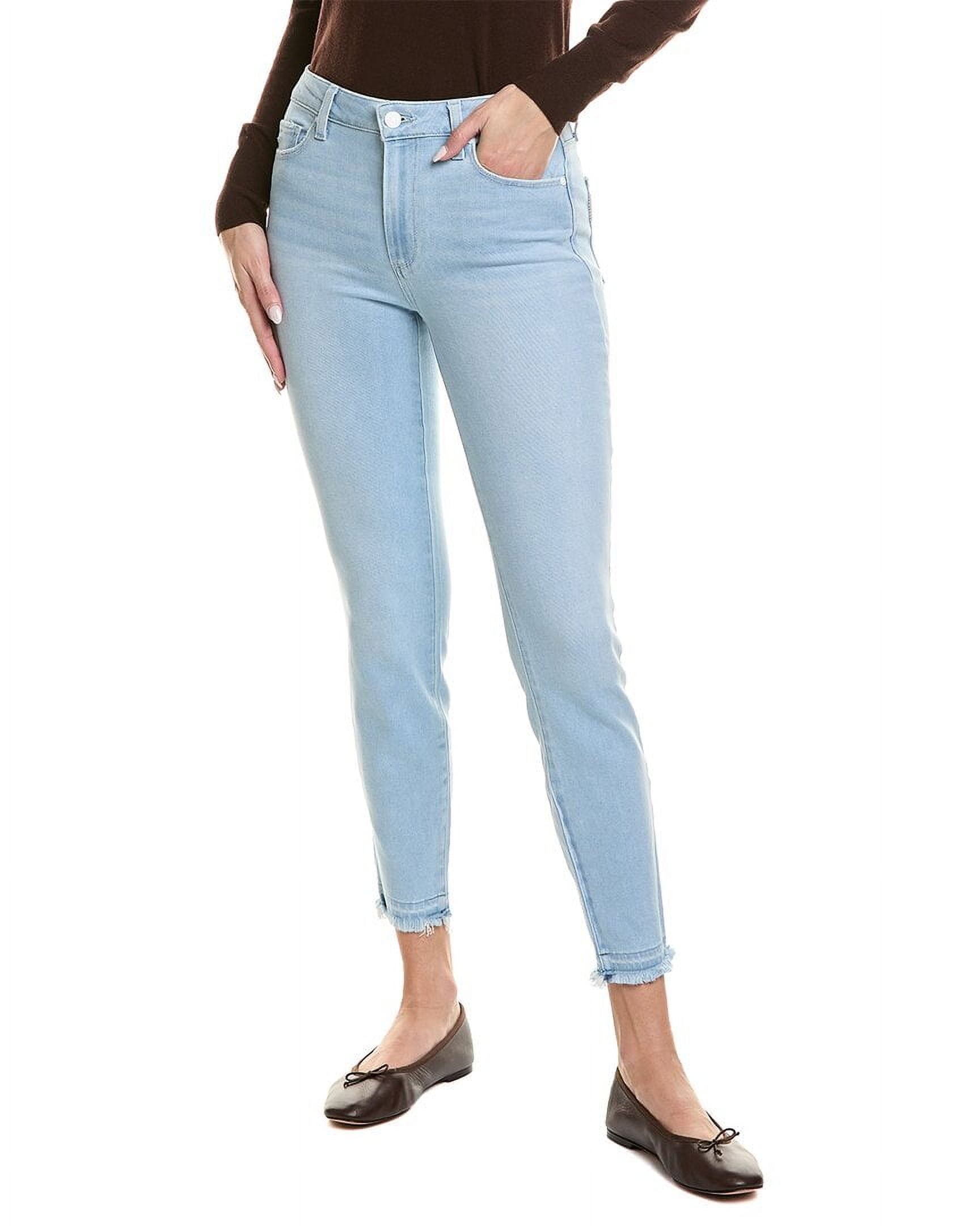 PAIGE womens Hoxton Ankle Macaron Distressed Skinny Leg Jean, 23