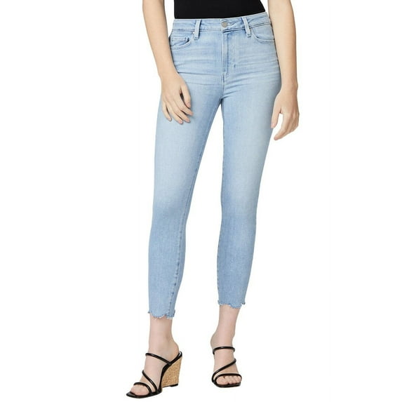 PAIGE womens Hoxton Shooting Star Crop Skinny Leg Jean, 25