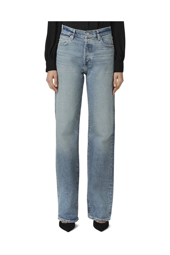 womens  Petite Sawyer Vanda Distressed Wide Leg Jean, 23