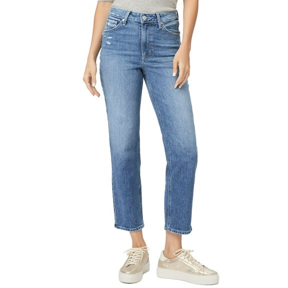 PAIGE womens  Sarah Art Piece Distressed Straight Ankle Jean, 24