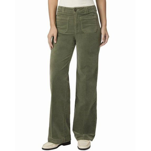 PAIGE womens Sasha Aloe High Rise Column Straight Leg Jean, 32