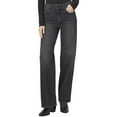 thumbnail image 1 of PAIGE womens  Sasha Black Manta Distressed High Rise Column Straight Leg Jean,, 1 of 5