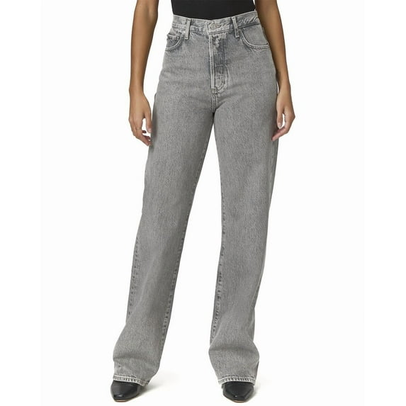 PAIGE womens Sawyer Misty Morning Wide Leg Jean, 32