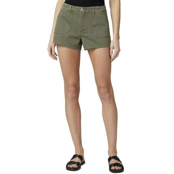 PAIGE womens  Vintage Ivy Green Mayslie Utility Short Jean, 24