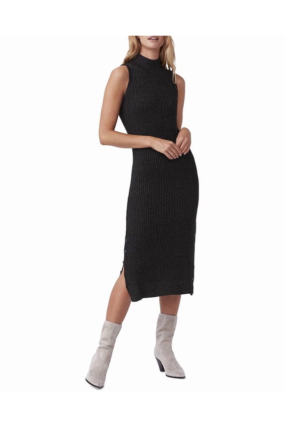 womens  Zariah Wool-Blend Dress, l, Black