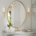 thumbnail image 1 of PAIHOME Sand Black Bathroom Mirror Stainless Steel Frame Vanity Mirrors 24"x36", 1 of 8