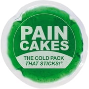 PAINCAKES® 5" Large Cold Pack, Reusable and Sticks to Body, Ice Pack for Cold Therapy and Muscle Pain, Green