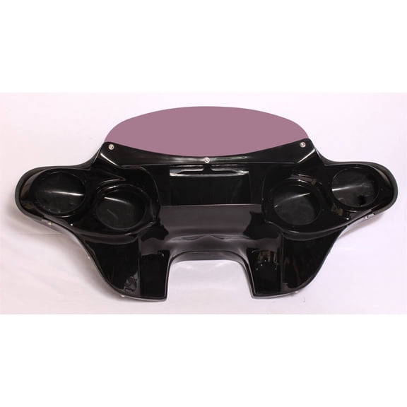 PAINTED BLACK BATWING FAIRING WINDSHIELD for Harley FLD Dyna Switchback 2012-2016