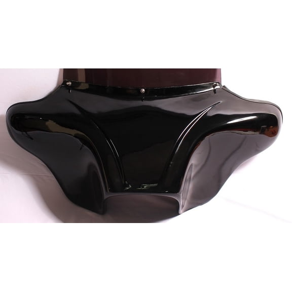 PAINTED BLACK BATWING FAIRING WINDSHIELD for KAWASAKI VULCAN 1600 Classic 2002-2008