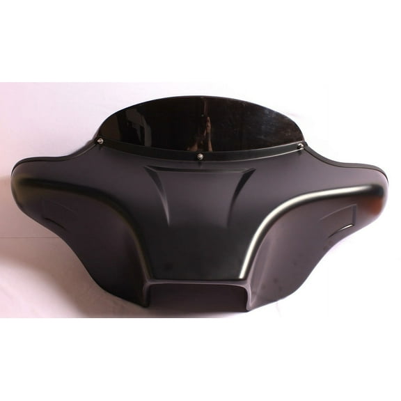 PAINTED BLACK BATWING FAIRING WINDSHIELD for YAMAHA V STAR VSTAR 650 / 1100 CLASSIC 1998-2013
