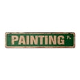 thumbnail image 1 of PAINTING Vintage Aluminum Street Sign painter artist house artwork supplies rustic metal tin | Indoor/Outdoor |  18" Wide, 1 of 4