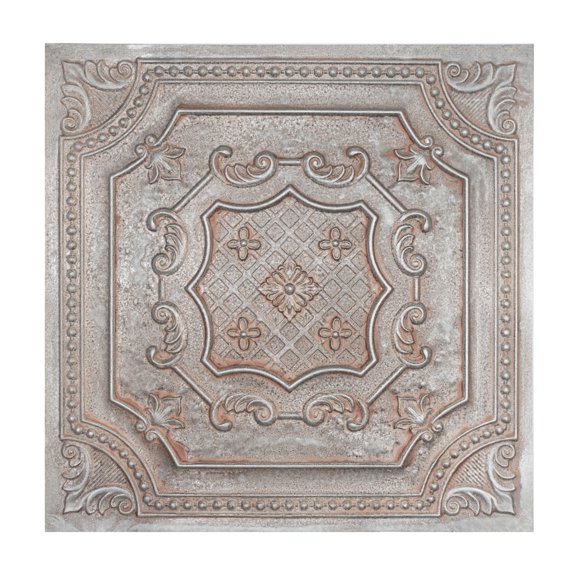 PAINTSDECOR antique embossed ceiling tiles 24x24 for Nightclub PL04 10-pack