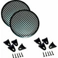 thumbnail image 1 of PAIR 10" INCH UNIVERSAL SPEAKER SUBWOOFER GRILL MESH COVER W/ CLIPS SCREWS GUARD, 1 of 1