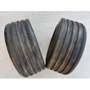 PAIR 15x6.00-6 4P Vredestein 5 Rib Deep Rib Tires 15x6.0-6 4 Ply