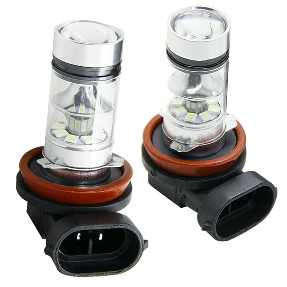 PAIR H11 H8 LED Bulb 6000K White Fog Light Driving Lamp DRL CREE COB 2323 H16 High Power 100W