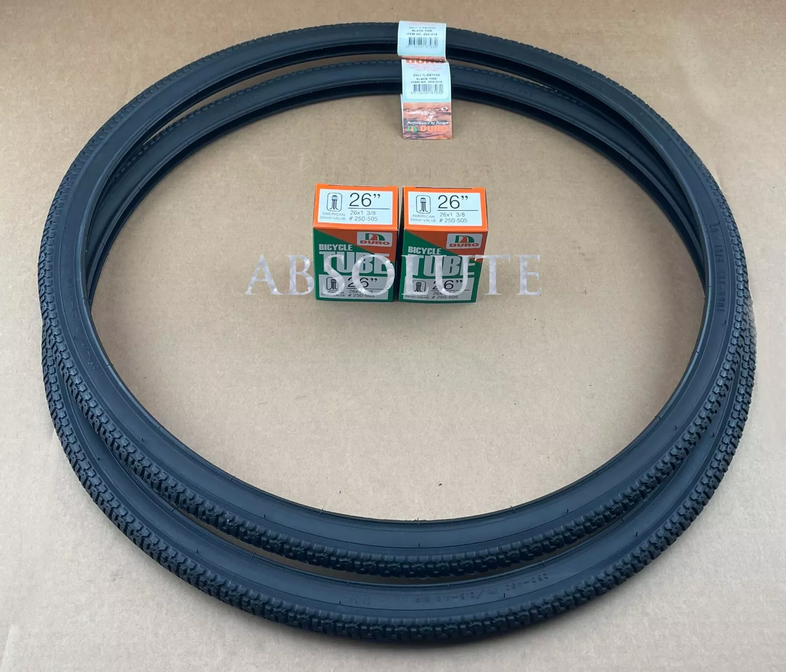 Paire De Pneus BMX Noirs 18 X 1.75 - Comp III Tread - Avec Chambres à Air