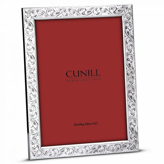 PAISLEY Fine Sterling Silver 4x6 frame br by Cunill Italy - 4x6
