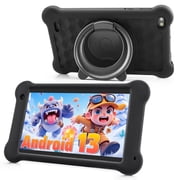 PAITANRY 7" Kids Tablet for Ages 4-12, Android Tablet with 4GB RAM + 32GB ROM, Parental Controls, Eye Protection Display, Toddler Learning Tablet for Boys & Girls, grey