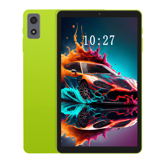 PAITANRY 8.68" Android 15 Tablet - 8GB RAM 64GB ROM, Fast Processor, HD In-Cell Screen, 5G WiFi, Widevine L1 HD Streaming, GPS, Dual Camera Portable Android Tablet, Green