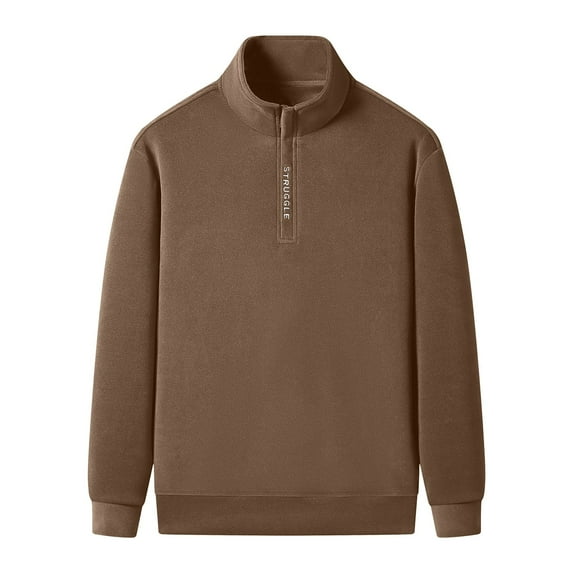 PAIWINDS Men's Quarter Zip Pullover Sweaters Classic Casual Slim Fit Sweaters