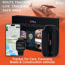 PAJ GPS POWER Finder – GPS Tracker for Cars, Trucks & Boats - Magnetic GPS Tracking Device for Vehicles - Real-Time Tracking - App Alarms