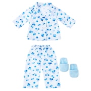 My Life As Blueberries Pajama Fashion Set for 18-inch Dolls, 3 Pieces
