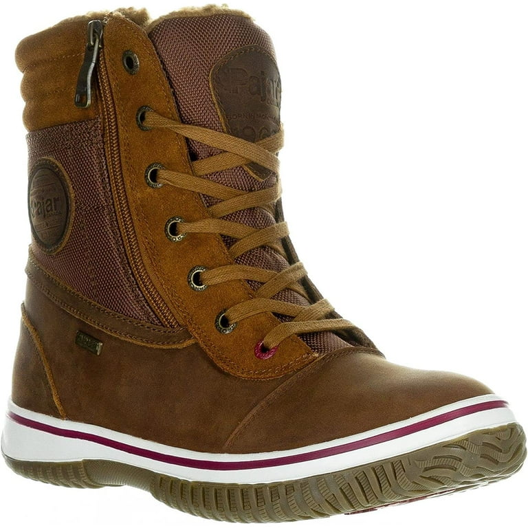 PAJAR Men s Trooper 2.0 Leather Waterproof Winter Mid Calf Snow Boots Walmart