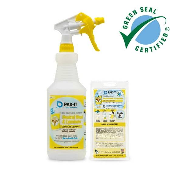 PAK-IT Neutral Wood & Laminate Cleaner PRO Cleaning Kit