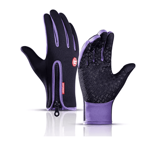 PAKNADA Winter Thermal Full Finger Gloves, Windproof Non-Slip Cycling Gloves for Men & Women, Touchscreen Outdoor Sports Gloves