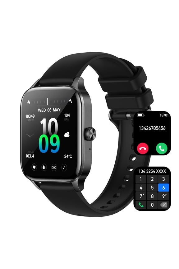 I126 Smart Watch for Men Women with 1.83" HD Big Screen Smartwatch 21 Sports Modes Activity Tracker for iOS Android, 1pc