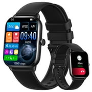 PAKRYS Smart Watch for Men/Women Answer/Make Calls 1.9 Large HD Screen Business Smart Watch Waterproof Watch Calories Pedometer Smartwatch for Android and iOS