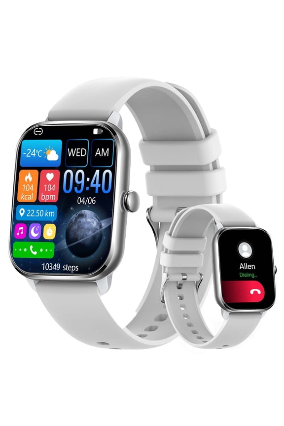 Smart Watch for Men/Women (Answer/Make Calls) 1.9”Large HD Screen Business Smart Watch Waterproof Watch Calories Pedometer Smartwatch for Android and iOS